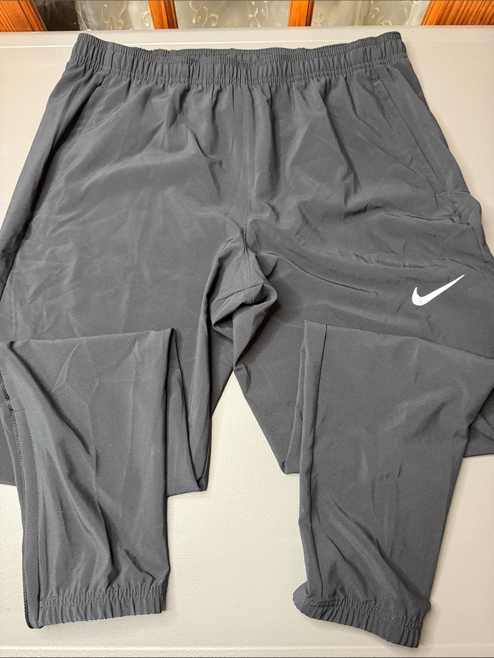 Men’s Nike Black Dri-fit running pants. Size: large.